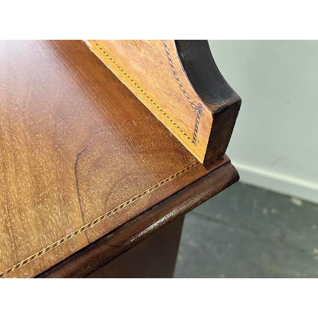 Edwardian Inlaid Mahogany Chest of Drawers, 1890s For Sale - Image 6 of 9