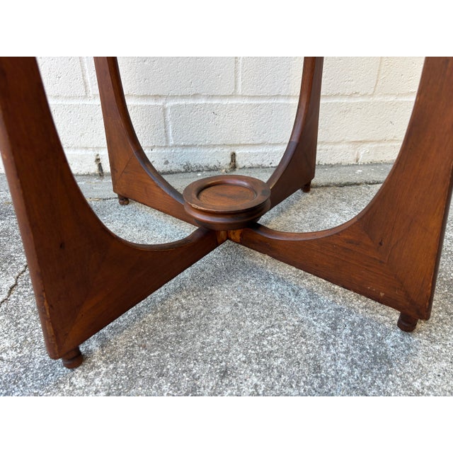 1960s Danish, Mid-Century Modern Atomic Side Table For Sale - Image 4 of 5