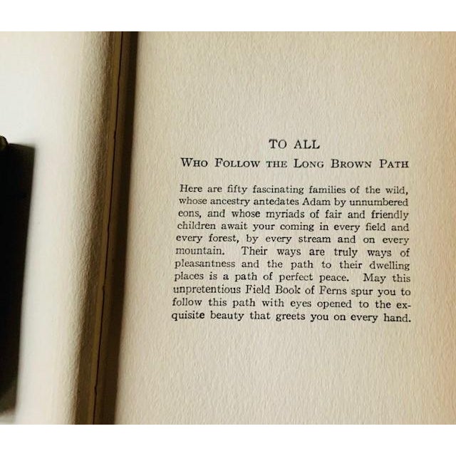 Art Deco Antique Field Book of Common Ferns - 1928 First Edition For Sale - Image 3 of 14