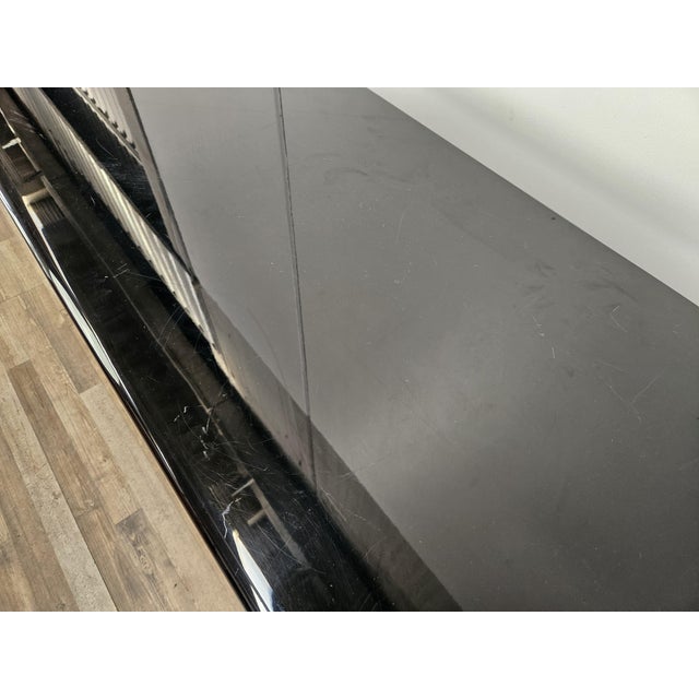 Black Sideboard in Black Lacquered Wood by Pierre Cardin, 1970 For Sale - Image 8 of 18