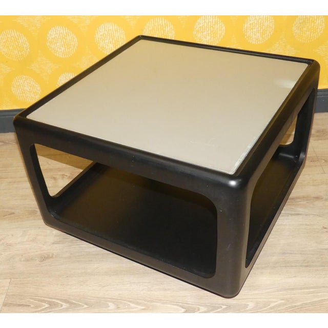 Design Classic Small coffee table/side table on casters by Horn Collection, 1960s/70s Design by Peter Ghyczy Here in the...