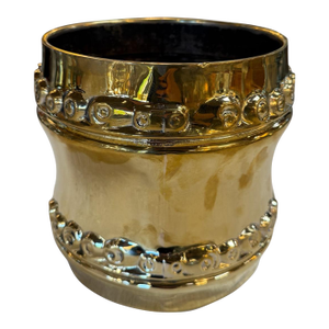 Italian Wine Cooler With Embossed Scroll Motif, 1970s
