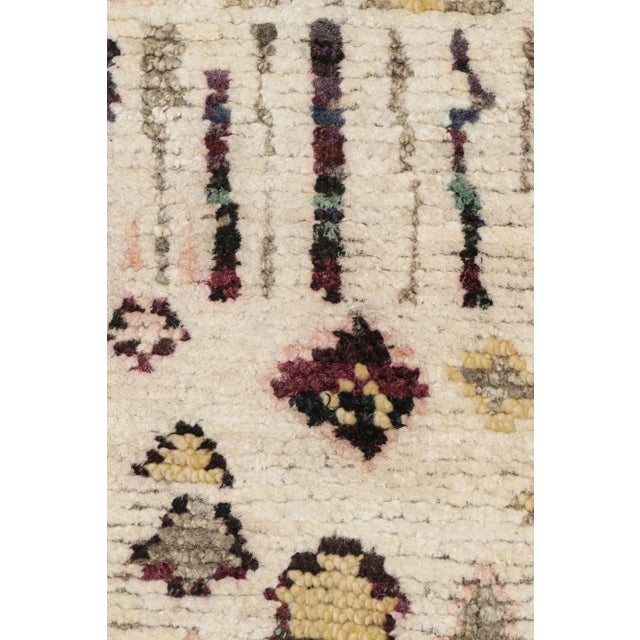 Rug & Kilim’s Moroccan Style Scatter Rug With Colorful Geometric Patterns For Sale In New York - Image 6 of 7