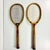 1905 Antique Americana Boho Chic Wood Tennis Rackets Home Accents - A Pair. For Sale - Image 10 of 17