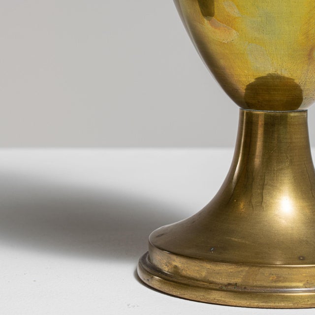 Early 20th Century France Brass Vase For Sale - Image 13 of 15