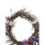 French Country Field of Flowers Spring Summer Door Wreath 18" Crochet Feather Bird House Wall For Sale - Image 3 of 11