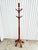 American Antique Turned Wood Coat Rack For Sale - Image 3 of 7