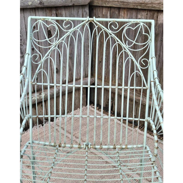 Vintage Garden Chair This is a beautiful vintage piece for any deck, garden, or patio. Made of heavy duty wrought iron....