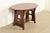 Limbert Antique Mission Oak Arts & Crafts Oval Cutout Center Table or Library Table, Newly Refinished For Sale - Image 11 of 11