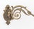 Metal Pair of French Empire Style Brass Swing-Arm Wall Sconces For Sale - Image 7 of 9