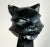 Mid 20th Century Vintage 24" Mid Century Modern / Art Deco Cubist Black Cat Sculpture For Sale - Image 5 of 10