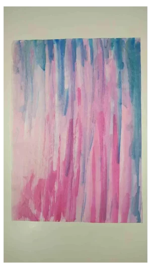 Contempologyc, Visible Fusion, Original Tempera on Paper, 2021