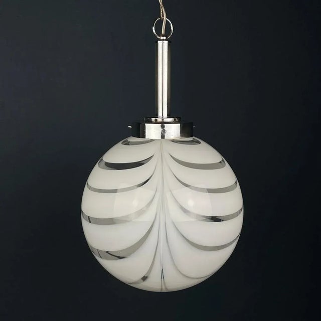 Murano Glass Pendant Lamp, Italy, 1960s For Sale - Image 9 of 13