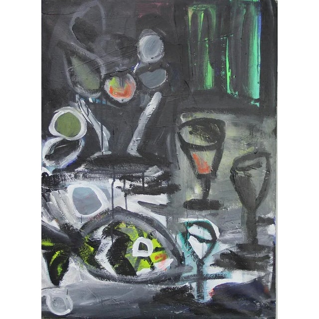 Lola Galanes, Still Life, 2000s, Acrylic on Canvas, in Flawless conditions. Designed from 2000 This piece has an...