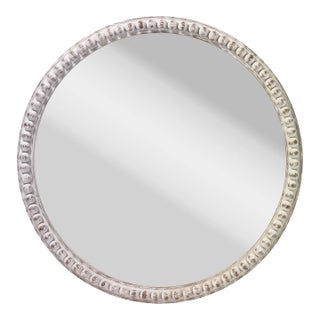 Jamie Young Audrey Wood Beaded Mirror For Sale