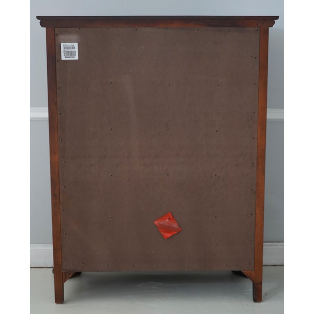 Victorian Style Mahogany Finish 5 Drawer Chest For Sale - Image 15 of 15