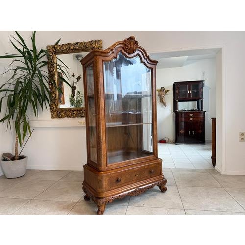 Chippendale Display Cabinet, 1920s For Sale - Image 14 of 16
