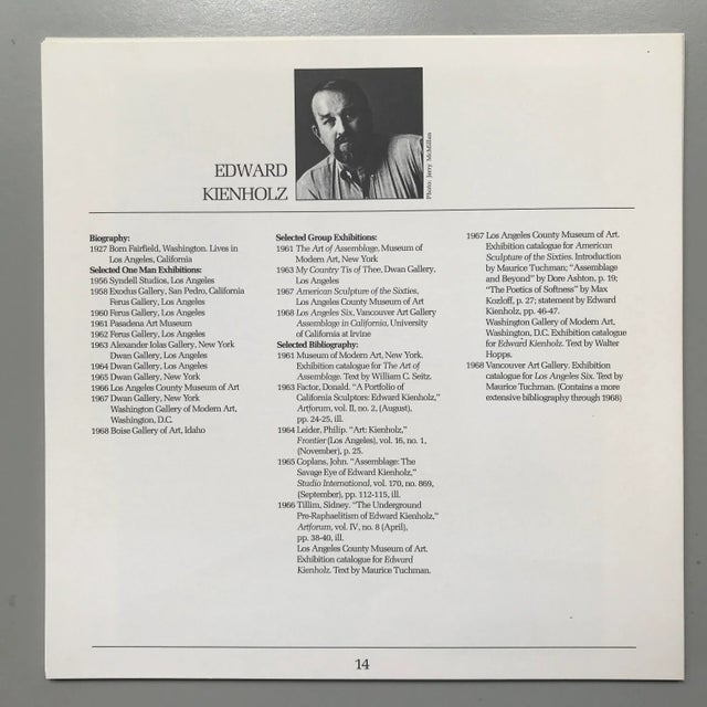 West Coast: 1945 - 1969 ~ Vintage Pasadena Museum of Art Exhibition Catalog Book For Sale - Image 10 of 13