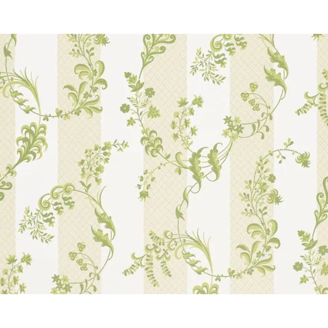 Bagatelle features a cheerful combination of stripes, delicate lattice and scrolling vines on crisp glazed Cotton. The...