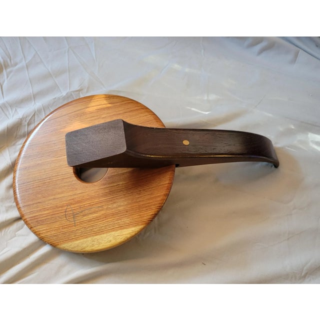 Wood 1990s Modernist Joseph Kovecses Carved Wood Ikebana Vessel For Sale - Image 7 of 9