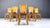Vintage Pine Wood Dining Chairs, 1970s, Set of 6, in Good conditions. Designed 1970 to 1979