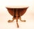 Circa 1870 English William and Mary Style Burl Walnut Oval Sutherland Pedestal/Gateleg Table For Sale - Image 4 of 13