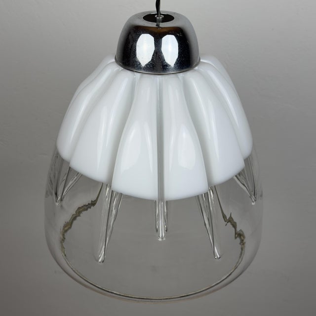 1960s Murano Glass Pendant Lamp by Toni Zuccheri for VeArt, Italy, 1960s For Sale - Image 5 of 18