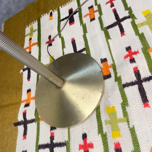 Mid Century Modern Floor Lamp With Table and Lampshade For Sale In Columbia, SC - Image 6 of 10