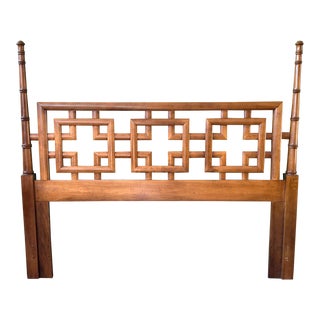 Queen Headboard by Henry Link From the Mandarin Collection For Sale