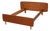 Vintage Teak Bed with Headboard, 1960s For Sale