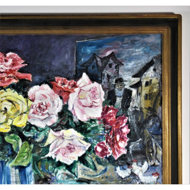 Dan Rubinstein, Flowers in a Vase and Violin, 1989 For Sale In San Francisco - Image 6 of 8