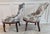 Victorian Antique Victorian Toile Upholstered Parlor Slipper Chairs on Casters – A Pair For Sale - Image 3 of 17