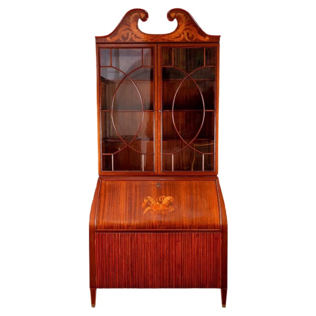 Mid-Century Trumeau Bookcase or Cabinet by Paolo Buffa, 1940 For Sale
