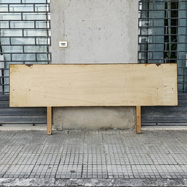 Wood Vintage Bed in Wood, 1970s For Sale - Image 7 of 18