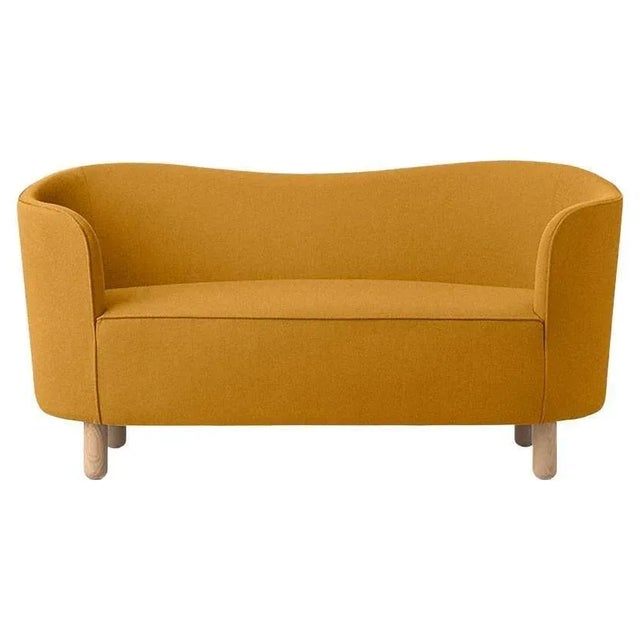 Wood Orange and Natural Oak Raf Simons Vidar 3 Mingle Sofa by Lassen For Sale - Image 7 of 7