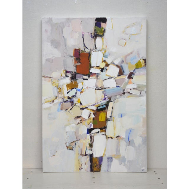 In crafting this piece, I immersed myself in the languages of abstraction and expressionism, using acrylics to weave a...