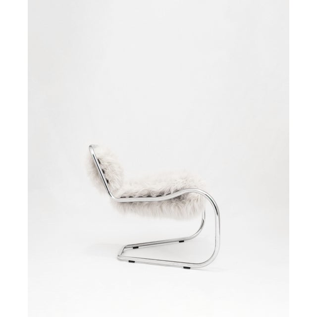 Blue Curvy Armchair by Luca Pasqualotti for Seconda Giovinezza For Sale - Image 8 of 11