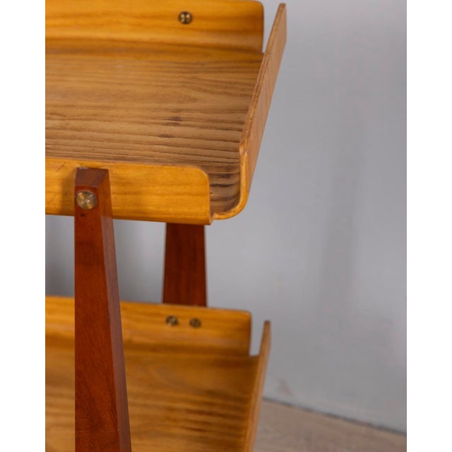 Wood Vintage Wooden Food Cart by Carlo Ratti, 1950s For Sale - Image 7 of 16