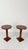 Wood Vintage Art Deco Walnut Side Tables with Carved Column Pedestals, 1930s, Set of 2 For Sale - Image 7 of 18