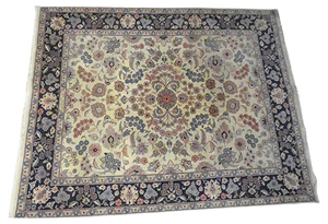 Middle Eastern Rug with Coat of Arms, 1970s