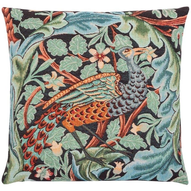 This beautiful tapestry cushion is finely woven by skilled weavers on traditional Jacquard Tapestry looms. The tapestry...