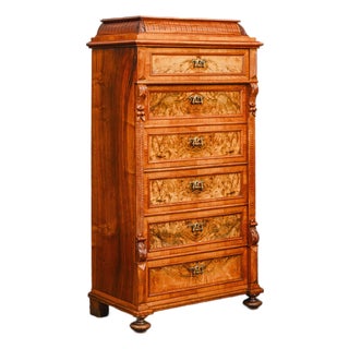 Gründerzeit Office Desk in Walnut, 19th Century For Sale