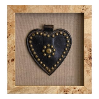 Framed 19th Century American Horse Harness Heart For Sale