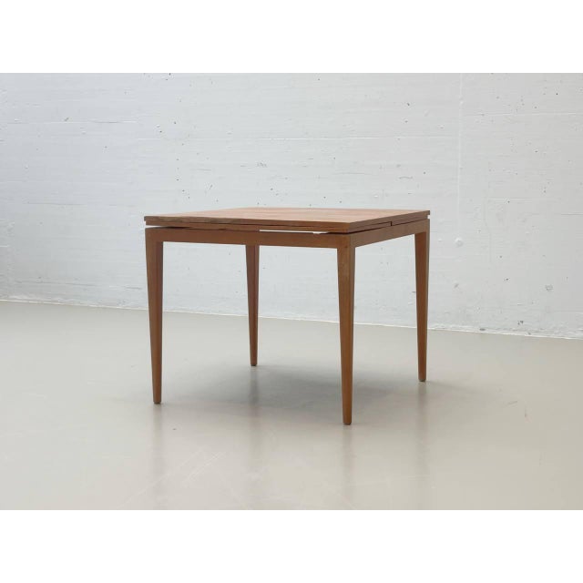 Wood Mid-Century Modern Danish Style Extendable Table For Sale - Image 7 of 17