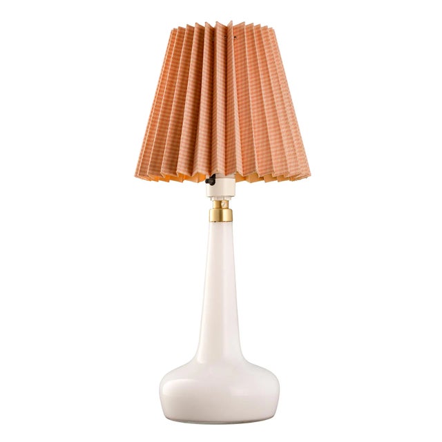 White Model 311 Table Lamp in Opal White Glass by Esben Klint for Le Klint, 1960s For Sale - Image 8 of 8