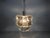 Kinkeldey German Chrome-Plated & Crystal Ceiling Lamp from Kinkeldey, 1960s For Sale - Image 4 of 10