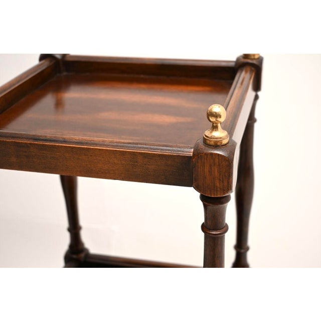 Vintage Georgina Style Three-Tier Side Tables, 1930, Set of 2 For Sale - Image 6 of 9