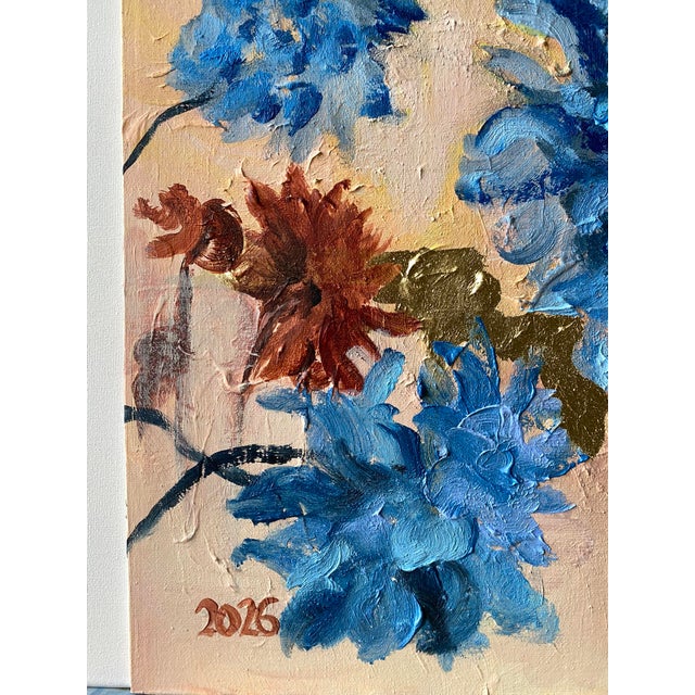 Original Oil-Jardin d'Hiver 2026-Oil, Impasto and Gold Leaf-Shizico Yi-British Awarded Artist For Sale - Image 12 of 18