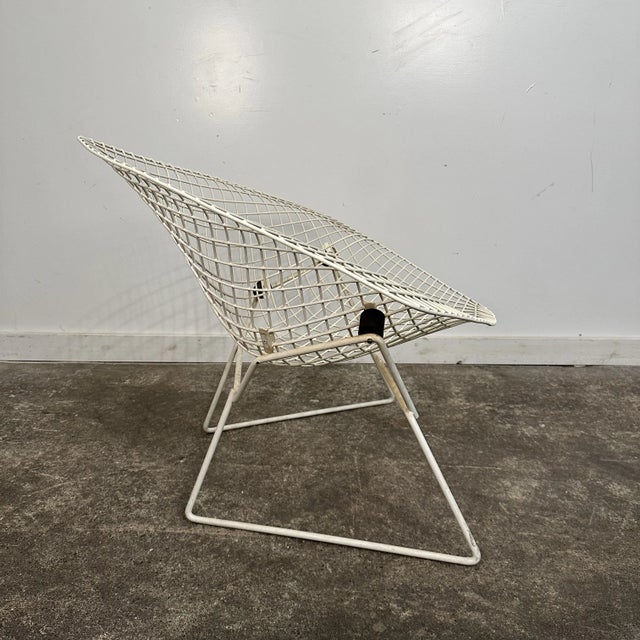 Knoll Mid Century Modern Wide Large Diamond Bertoia Chair For Sale - Image 4 of 12