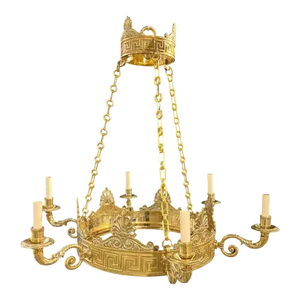 Late 19th Century Caldwell Bronze Chandelier